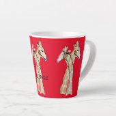 Niedliche Giraffe Couple Thunder_Cove Milchtasse (Rechte Ecke)