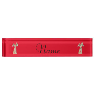 Niedliche Giraffe Couple Thunder_Cove Namensplakette