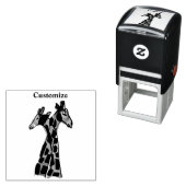 Niedliche Giraffe Couple Thunder_Cove Permastempel (Beispiel)