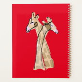 Niedliche Giraffe Couple Thunder_Cove Planer (Rückseite)