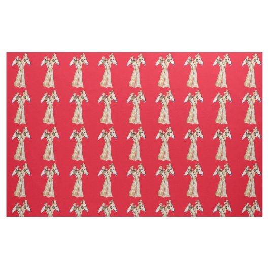 Niedliche Giraffe Couple Thunder_Cove Stoff (Fat Quarter (45,7 x 55,9 cm))