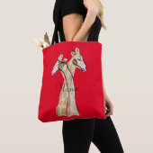 Niedliche Giraffe Couple Thunder_Cove Tasche (Von Nahem)