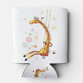 Niedliche Giraffe Dosenkühler (Rückseite)