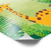 Niedliche Giraffe Fotodruck (Ecke)