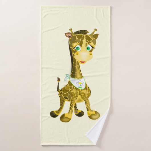 Niedliche Giraffe Funny Bath Handtuch Badehandtuch (Badehandtuch)