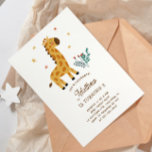 Niedliche Giraffe. Funny Safari Animal Kindergebur Einladung<br><div class="desc">Kinderherzen oder Kindergeburtstag mit niedlicher Giraffe für Zoo- oder Safari-Themenabende. Bitte kontaktieren Sie mich,  wenn Sie weitere Informationen benötigen.</div>