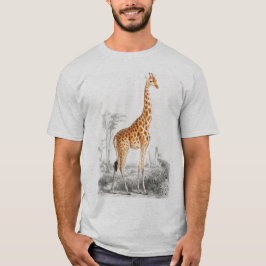 Niedliche Giraffe für afrikanische Wildtiermänner  T-Shirt