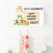Niedliche Giraffe für Kleinkinder Banner (Insitu)