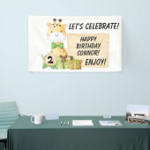 Niedliche Giraffe für Kleinkinder Banner (Messeveranstaltung)
