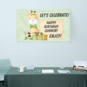 Niedliche Giraffe für Kleinkinder Banner (Messeveranstaltung)