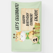 Niedliche Giraffe für Kleinkinder Banner (Vertikal)