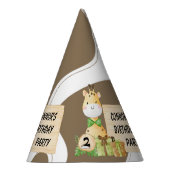 Niedliche Giraffe für Kleinkinder Partyhütchen (Rechts)