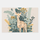 Niedliche Giraffe Geschenkpapier Set (Vorderseite 3)