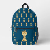 Niedliche Giraffe geschlechtsneutral Bedruckter Rucksack (Vorderseite)