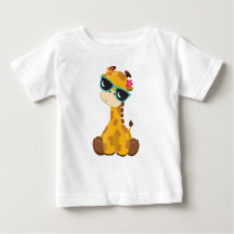 Niedliche Giraffe, Giraffe mit Sonnenbrille, Süße 
