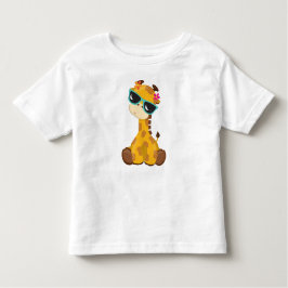 Niedliche Giraffe, Giraffe mit Sonnenbrille, Süße  Kleinkind T-shirt