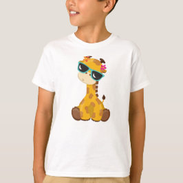 Niedliche Giraffe, Giraffe mit Sonnenbrille, Süße  T-Shirt