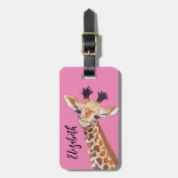 Niedliche Giraffe Illustration Personalisiert