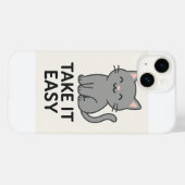 Niedliche Giraffe iPhone Case - Safari Style mit e (Rückseite (Horizontal))
