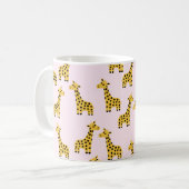 Niedliche Giraffe Kaffee-Tasse Kaffeetasse (Vorderseite Links)