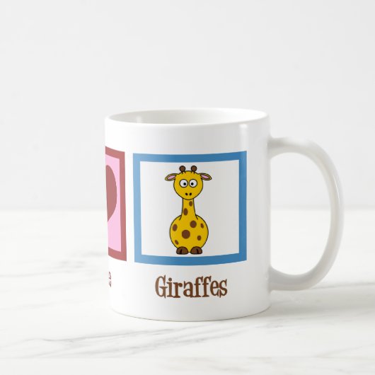 Niedliche Giraffe Kaffeetasse (Rechts)