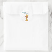 Niedliche Giraffe-Kawaii-Sammlung Runder Aufkleber (Tasche)