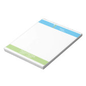 Niedliche Giraffe Kinderarzt / Kinderarzt Notizblock (Rotiert)