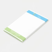 Niedliche Giraffe Kinderarzt / Kinderarzt Post-it Klebezettel (angewinkelt)