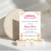 Niedliche Giraffe Kinderdusche Einladung