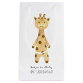 Niedliche Giraffe Kindergeburtstag Gunst Kleine Geschenktüte (Vorderseite)