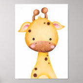 Niedliche Giraffe Kinderzimmer Poster Kinder Zimme (Vorne)