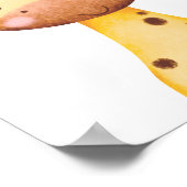 Niedliche Giraffe Kinderzimmer Poster Kinder Zimme (Ecke)