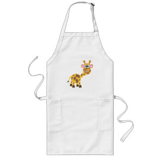 Niedliche Giraffe Lange Schürze