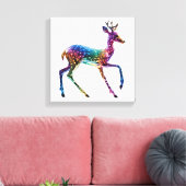 Niedliche Giraffe Leinwanddruck (Insitu (Wohnzimmer))