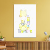 Niedliche Giraffe Leinwanddruck (Insitu (Wohnzimmer))