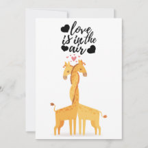 Niedliche Giraffe-Liebe für den Valentinstag