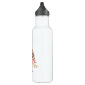 Niedliche Giraffe Mama & Baby Edelstahlflasche (Rechts)