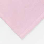 Niedliche Giraffe Mama & Baby Fleecedecke (Ecke)