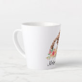 Niedliche Giraffe Mama & Baby Milchtasse (Linke Ecke)