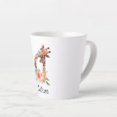 Niedliche Giraffe Mama & Baby Milchtasse (Rechte Ecke)