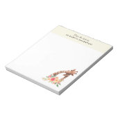 Niedliche Giraffe Mama & Baby Notizblock (Rotiert)