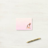 Niedliche Giraffe Mama & Baby Post-it Klebezettel (Auf Schreibtisch)