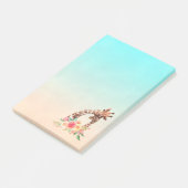 Niedliche Giraffe Mama & Baby Post-it Klebezettel (angewinkelt)