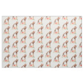 Niedliche Giraffe Mama & Baby Stoff (Fat Quarter (45,7 x 55,9 cm))