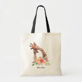 Niedliche Giraffe Mama & Baby Tragetasche (Vorne)