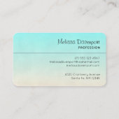 Niedliche Giraffe Mama & Baby Visitenkarte (Rückseite)