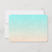 Niedliche Giraffe Mama und Babydusche Save The Date (Rückseite)