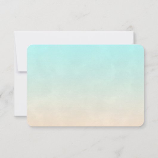 Niedliche Giraffe Mama und Babydusche Save The Date (Rückseite)