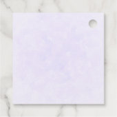 Niedliche Giraffe mit Blumenkrone Geschenkanhänger (Rückseite)