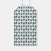 Niedliche Giraffe mit einem BlumenkreideVielen Dan Geschenkanhänger (Rückseite)